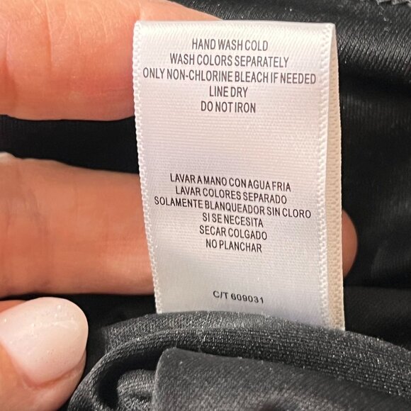 Maison Tara Plaid Tiered Dress Black White Lined Babydoll Back Zipper Short 4 - Picture 10 of 14